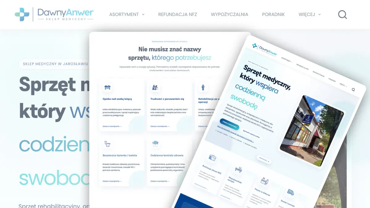 Realizacja Omnitel: Dawny Anwer — strona www