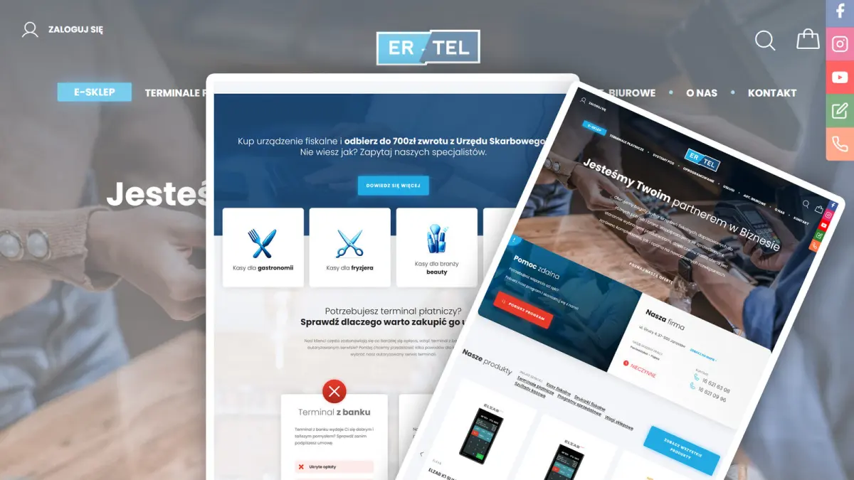 Realizacja Omnitel: ER-TEL — sklep internetowy